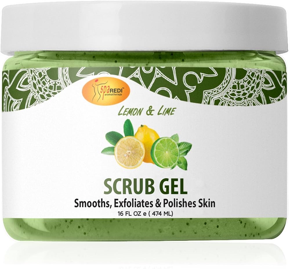 Spa Redi Pedi Scrub Gel Lemon & Lime 16oz