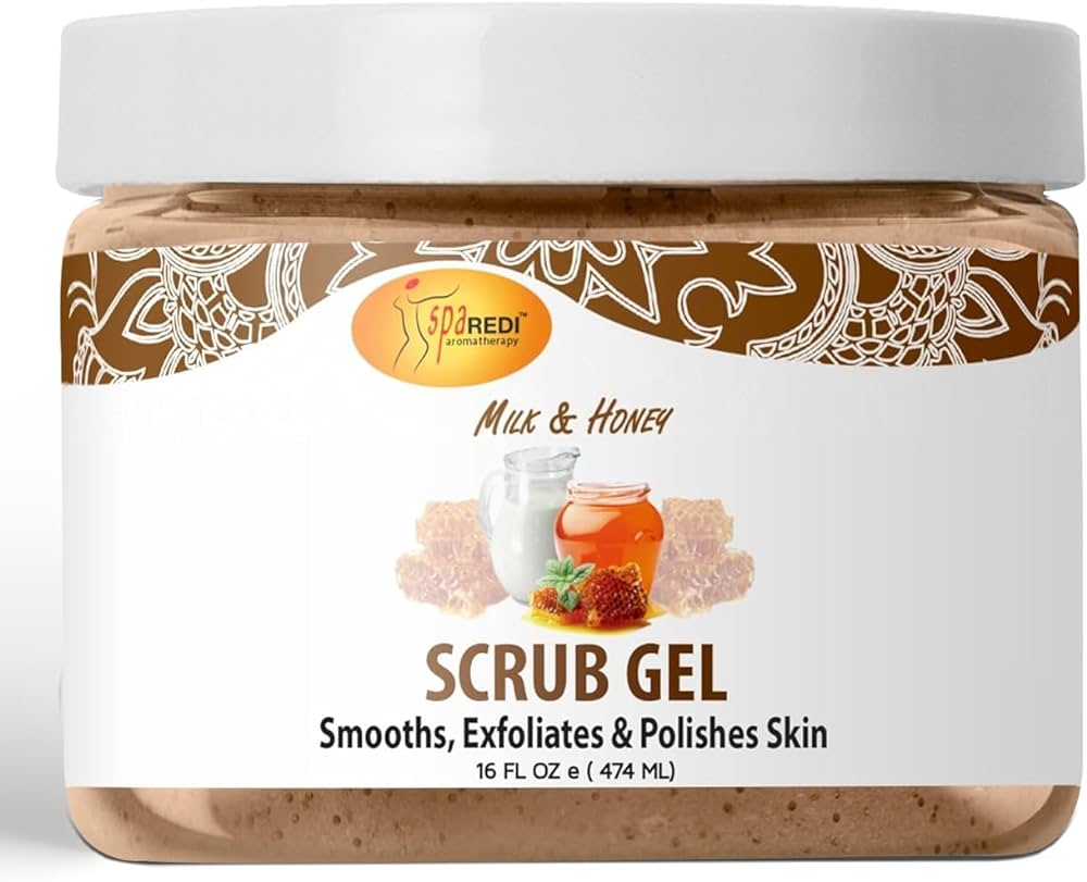 Spa Redi Pedi Scrub Gel Milk & Honey 16oz